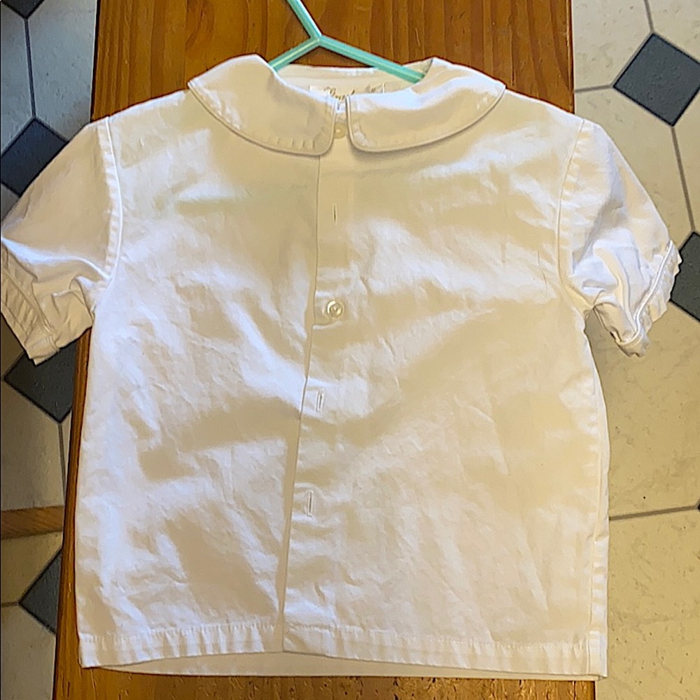 Strasburg white collared shirt
